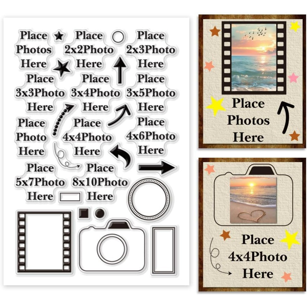Photographic Memory - Tempatkan Foto Di Sini Stempel Bening