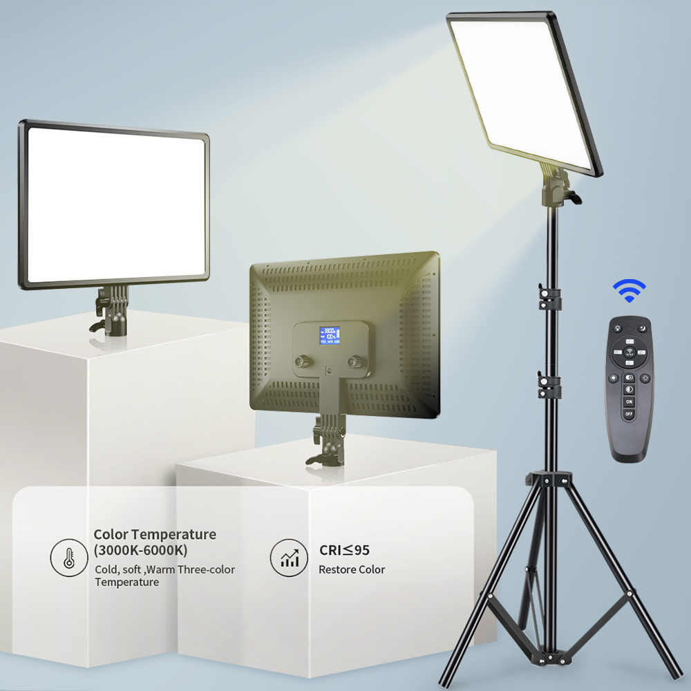 Strobe Light Studio - Panel Lampu Video LED 10/14 Inci