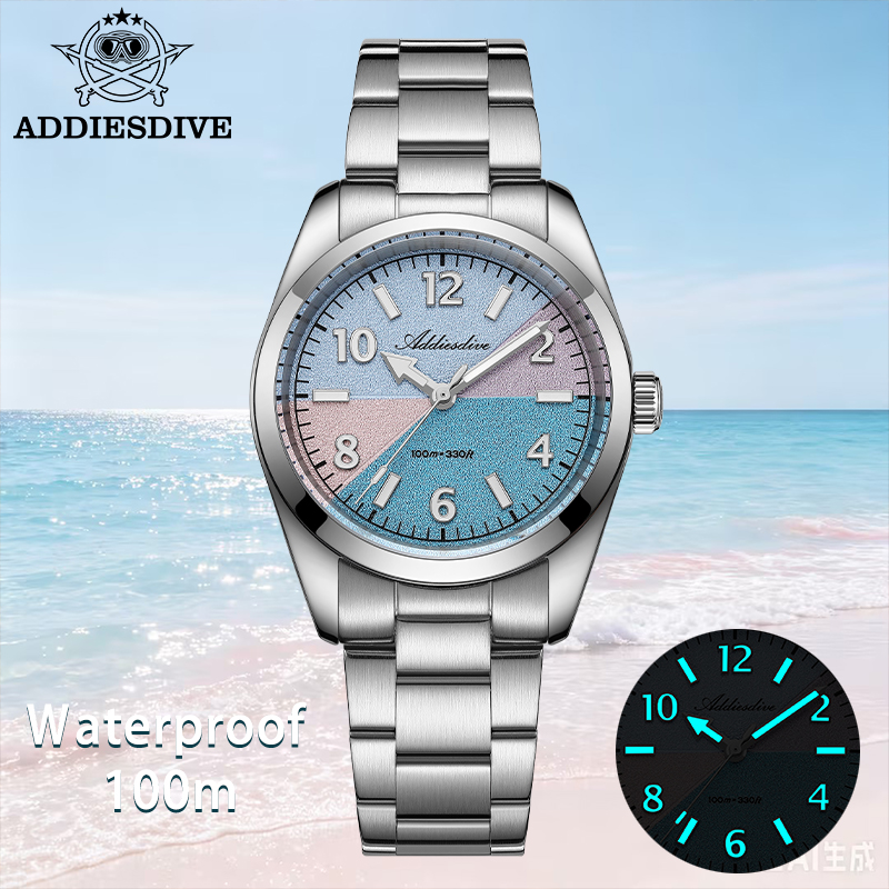 Intervalometer Timer - ADDIESDIVE Jam Tangan Kaca Safir Wanita