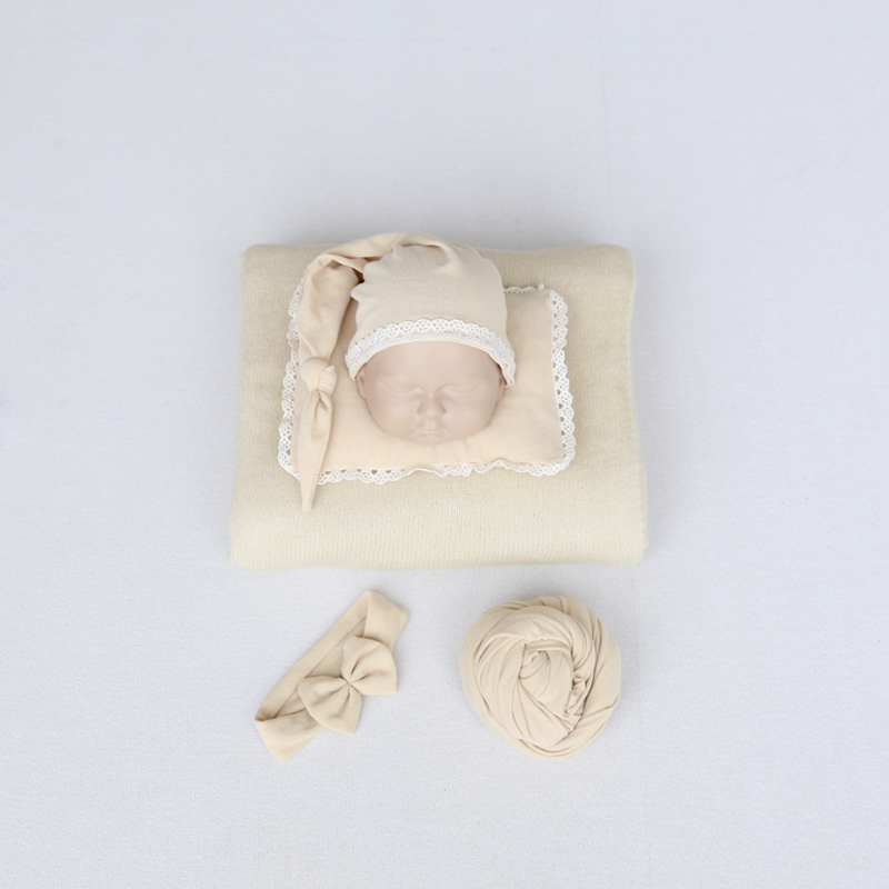 Photography Newborn - Selimut rajutan bayi baru lahir bungkus