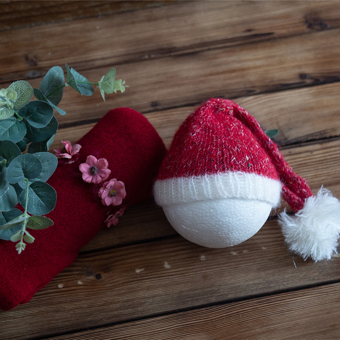 Photography Newborn - Topi Natal Rajutan Bayi Baru Lahir