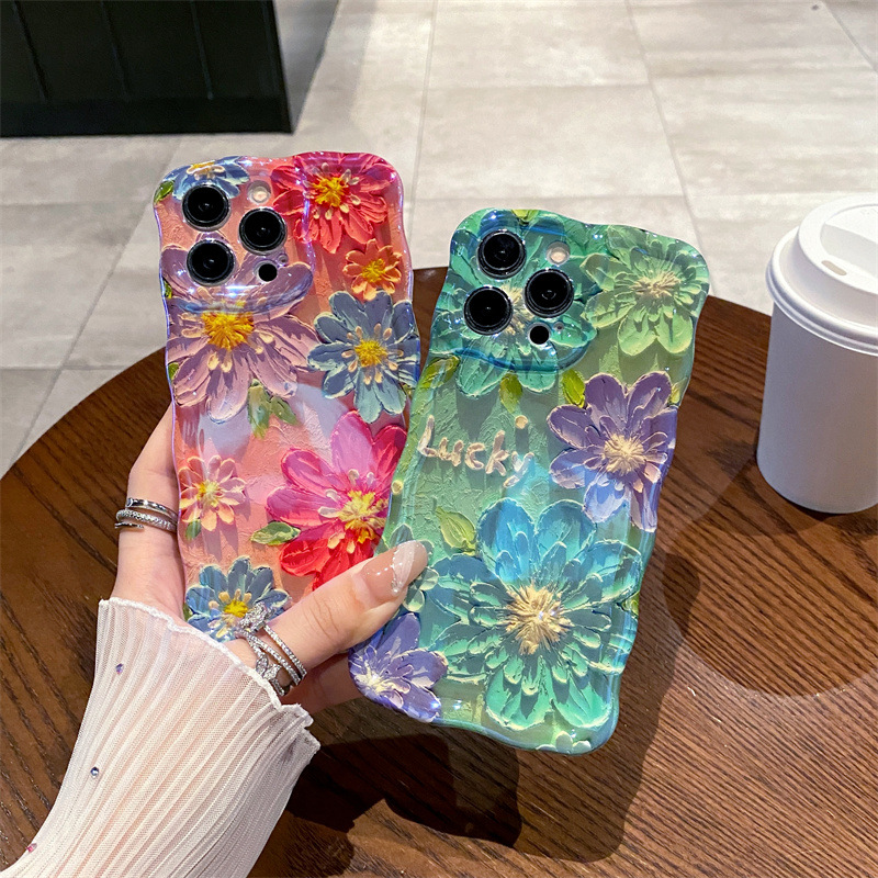 Photography By - Casing HP Silikon Bergelombang Motif Lukisan