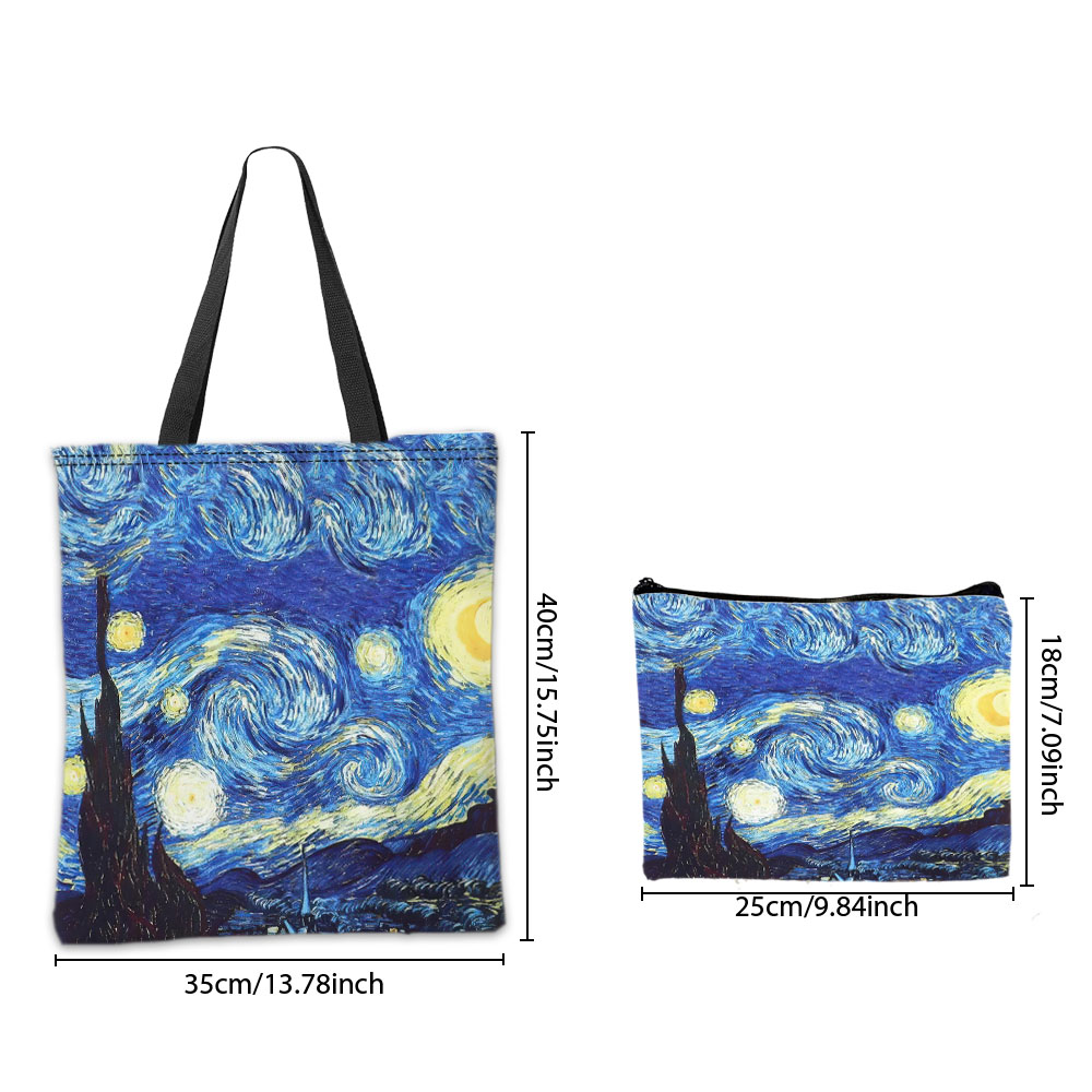 Tas Tote Seri Van Gogh Kantong - Photography By ulasan dan harga