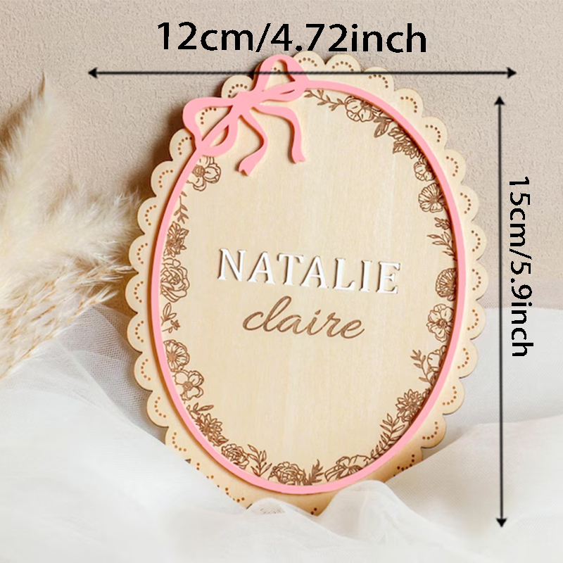 1 buah Papan Nama Bayi Baru La - Photography Newborn ulasan dan harga