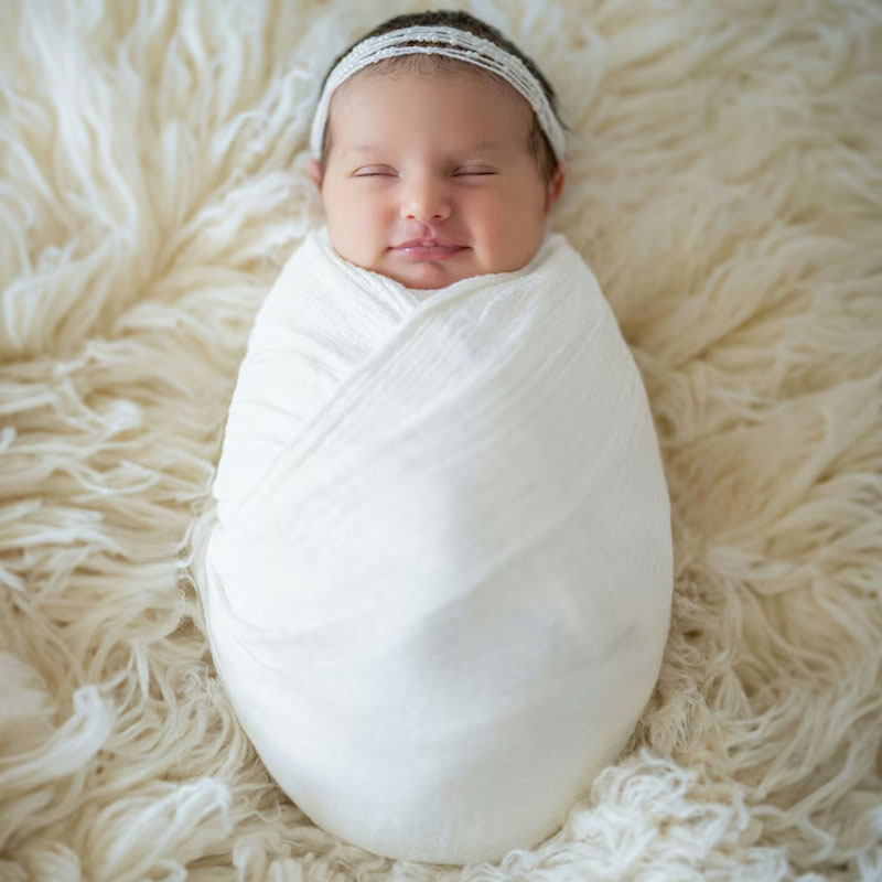 1 Buah/Kain Kasa Gelembung Lem - Photography Newborn ulasan dan harga