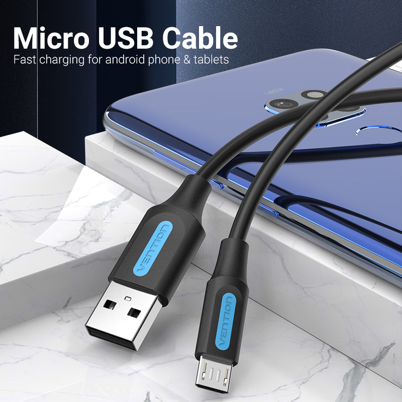 Vention Kabel USB Mikro 3A Nil - Photography Kit Xiaomi ulasan dan harga