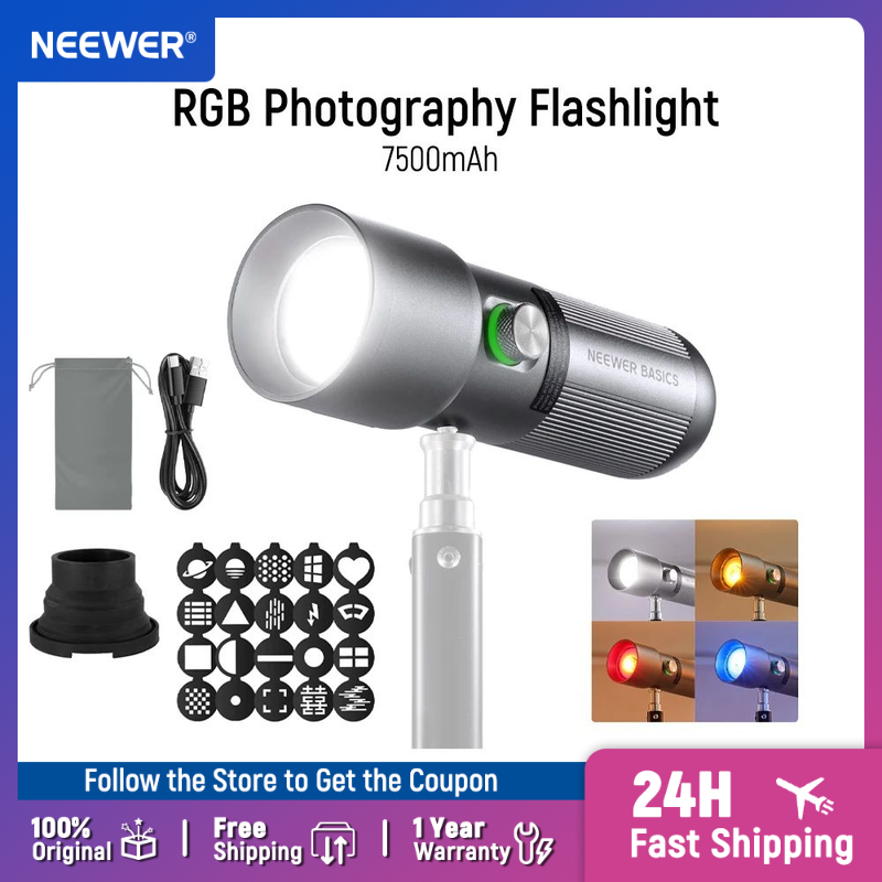Senter Fotografi LED NEEWER BA - Strobe Light Studio ulasan dan harga
