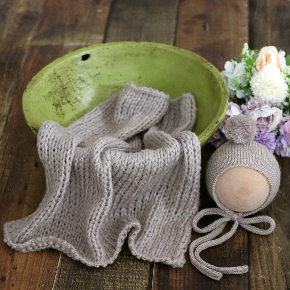 Selimut Bayi Rajut Mohair deng - Photography Newborn ulasan dan harga
