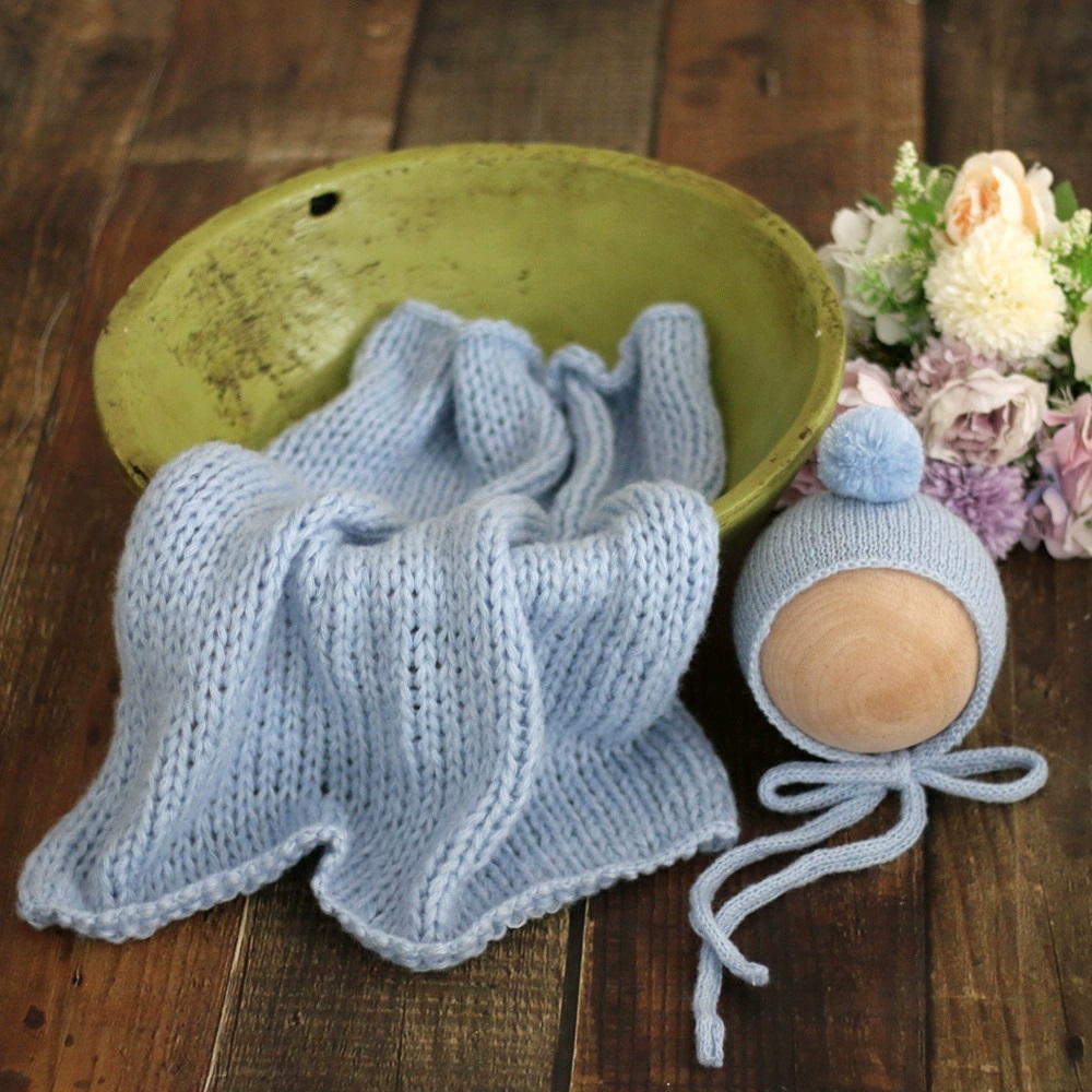Selimut Bayi Rajut Mohair deng - Photography Newborn ulasan dan harga