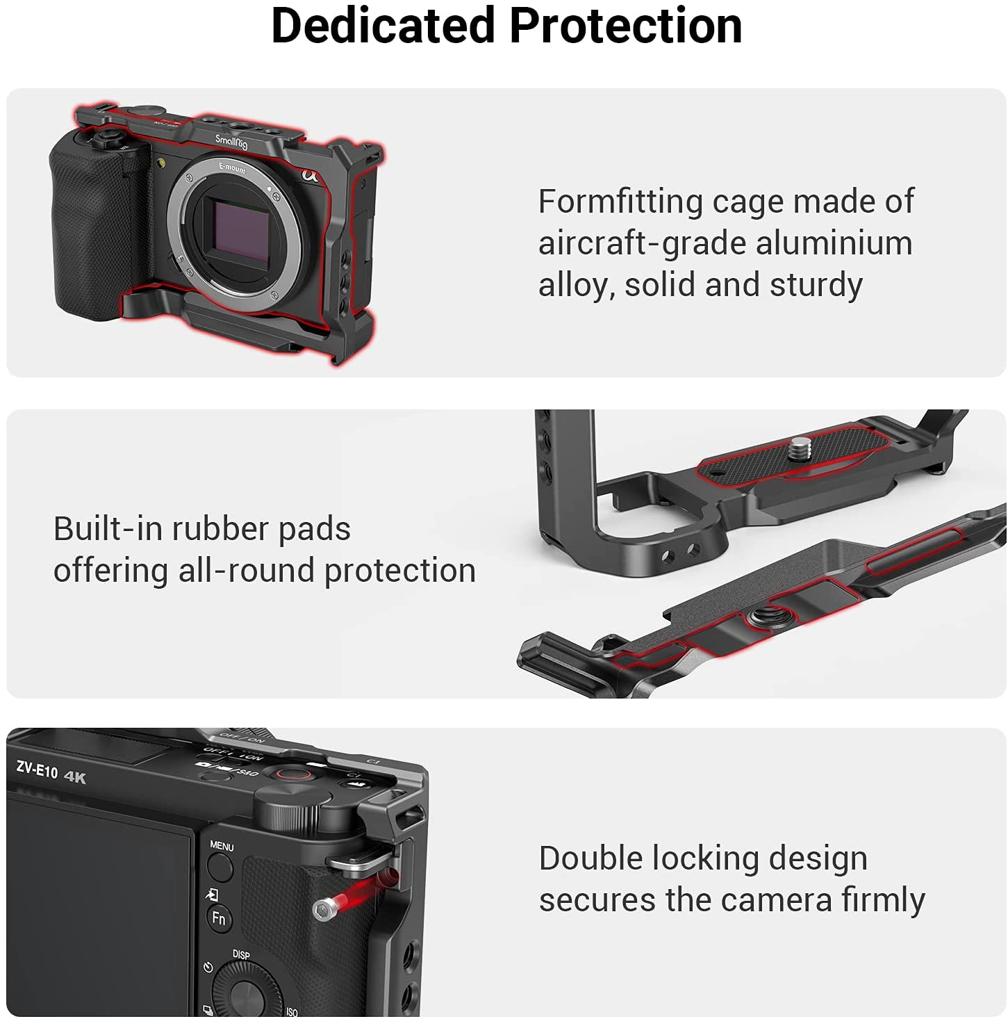 SmallRig untuk Sony ZVE10 Sang - Sony Camera A6400 ulasan dan harga